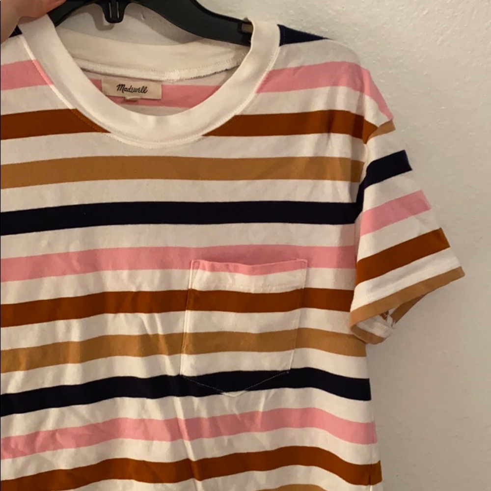 Madewell stripe pocket tee